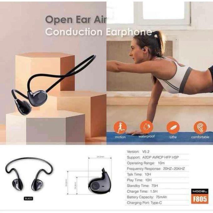 TWS Open Ear Air Conduction Earphone With Smart Cool