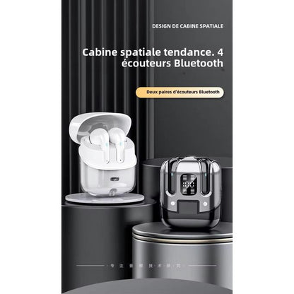 Air pod 2 en 1 LGE j17  Blanc & Noir